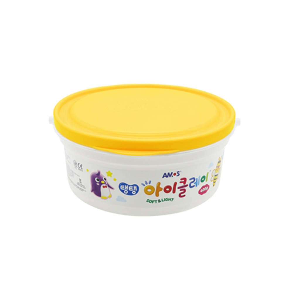 탱탱아이클레이 400g 노랑 버켓 1통