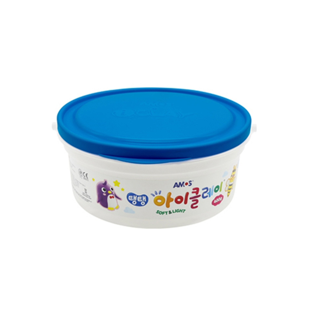 탱탱아이클레이 400g 파랑 버켓 1통